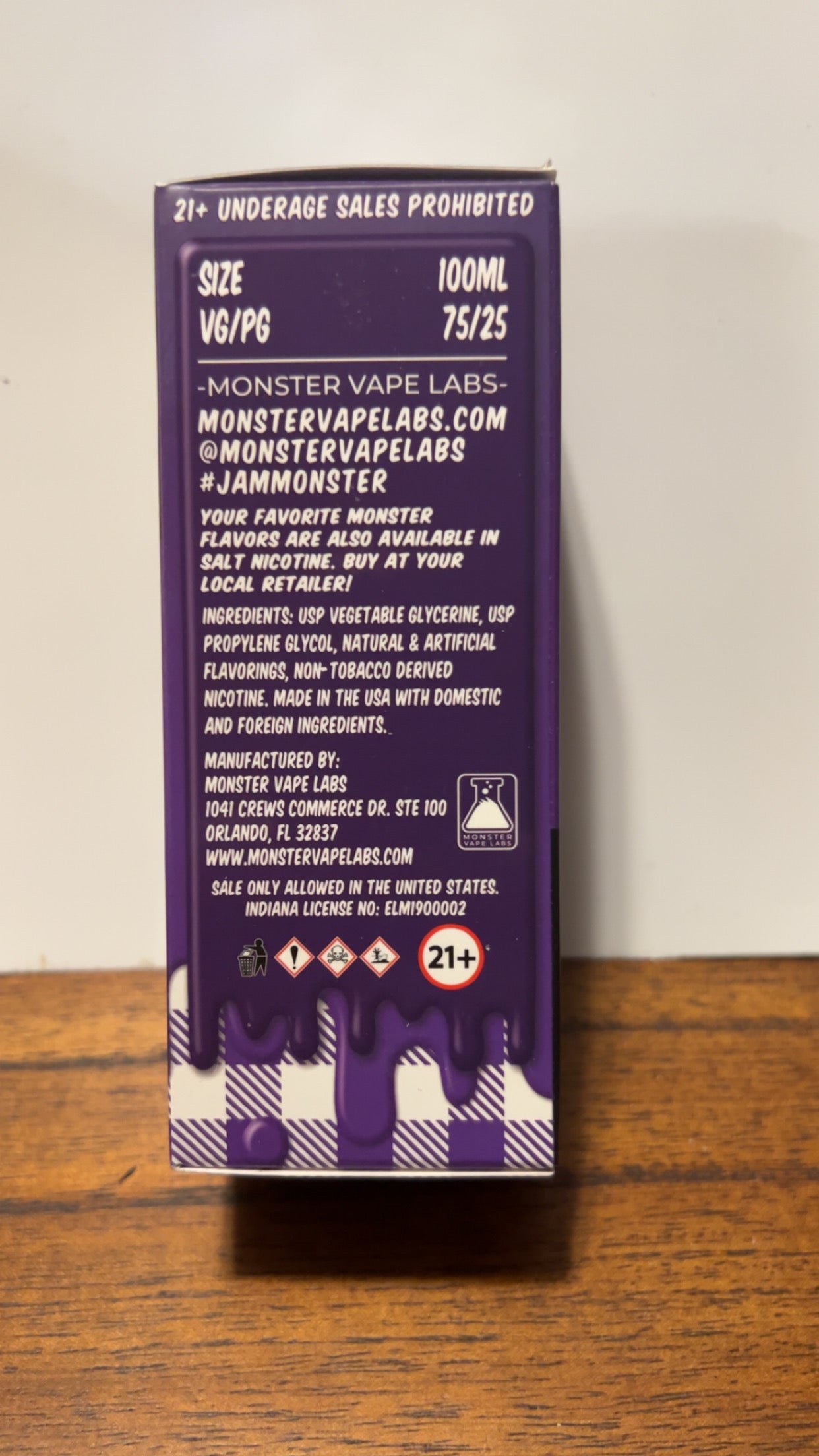 Jam Monster Grape 3mg 100ml