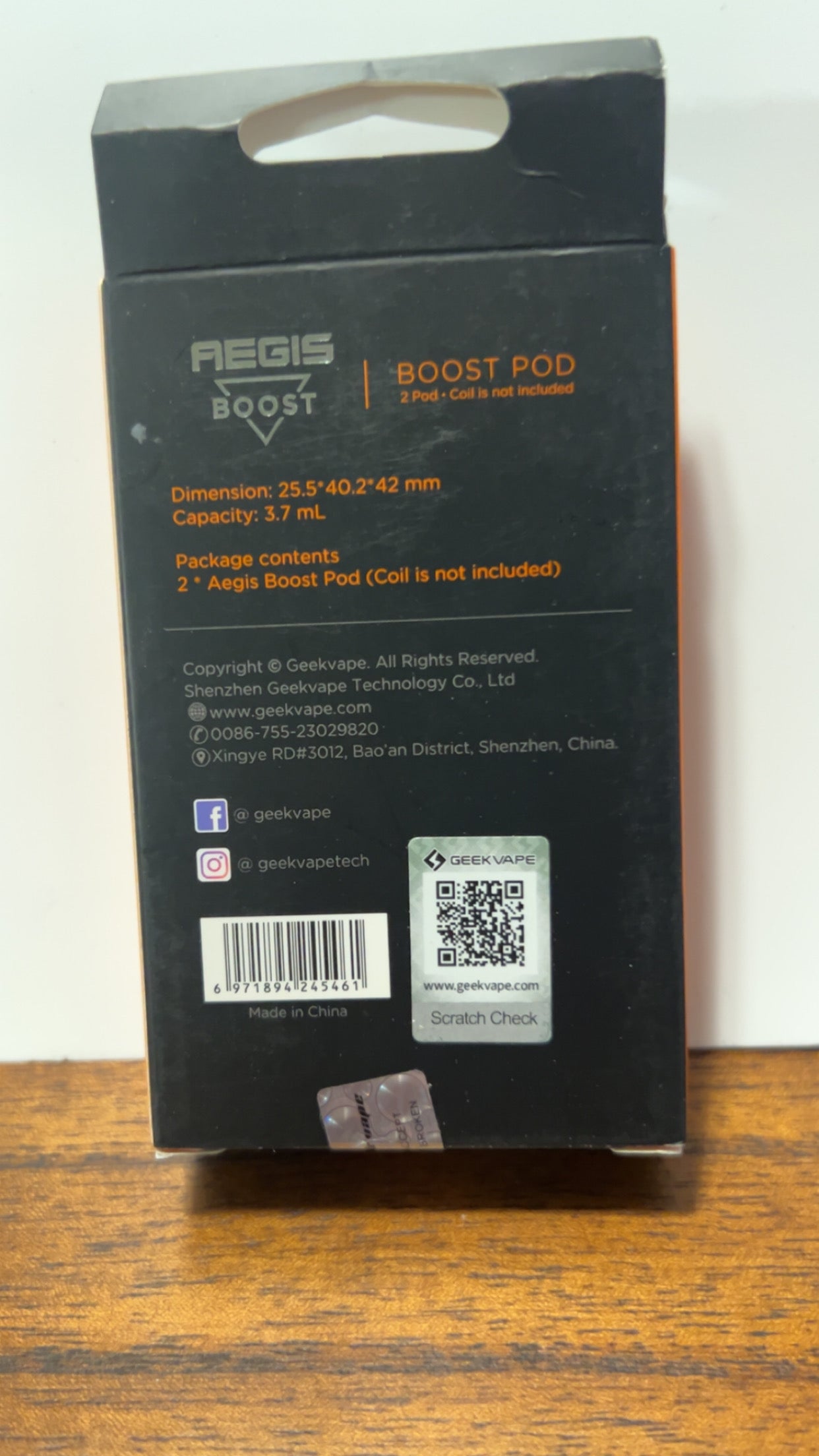 Geek Vape Aegis Boost Pod 3.7ml 2pk