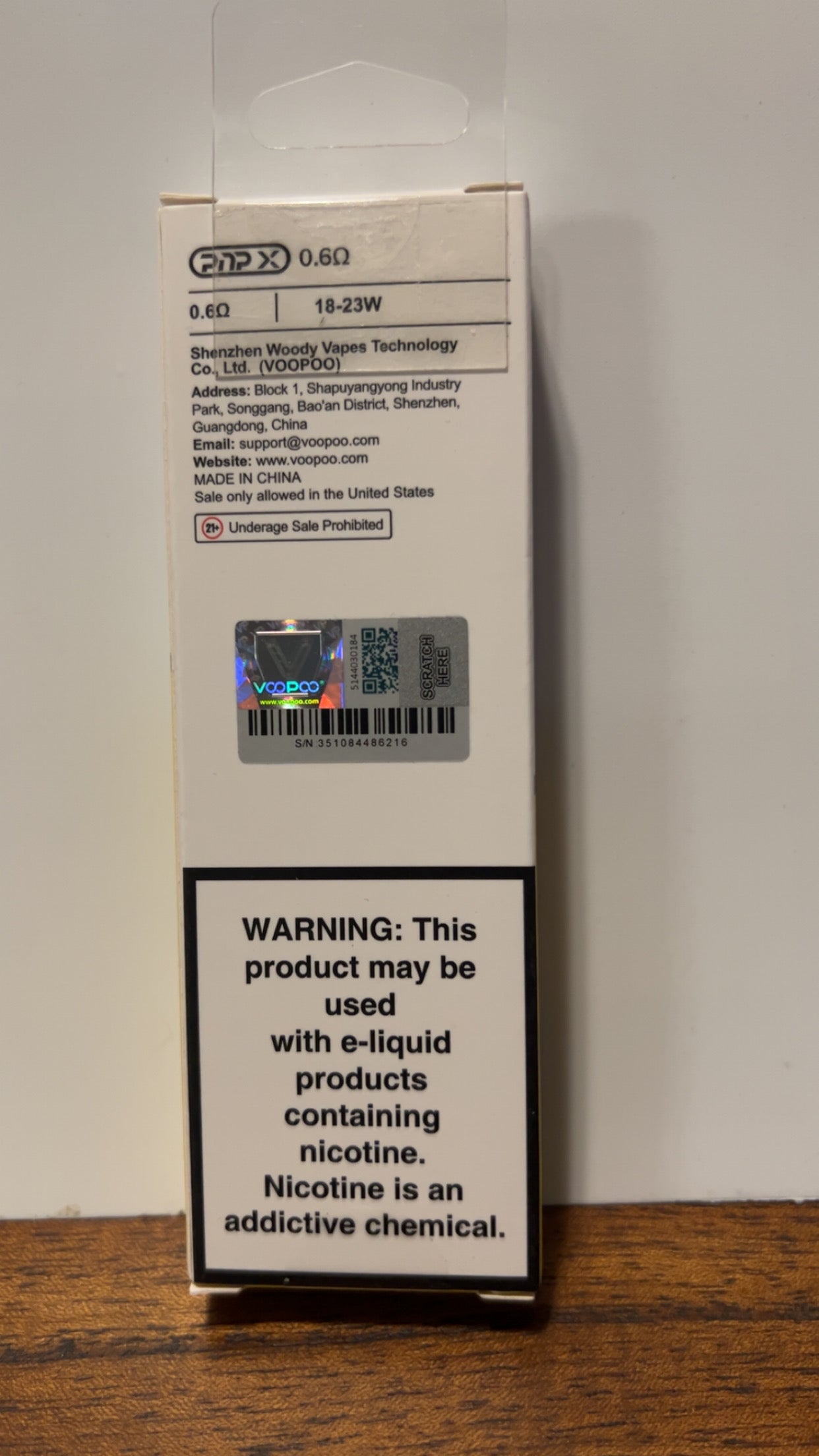 Voopoo PNP X 0.6 Max 23w Coil 5pk