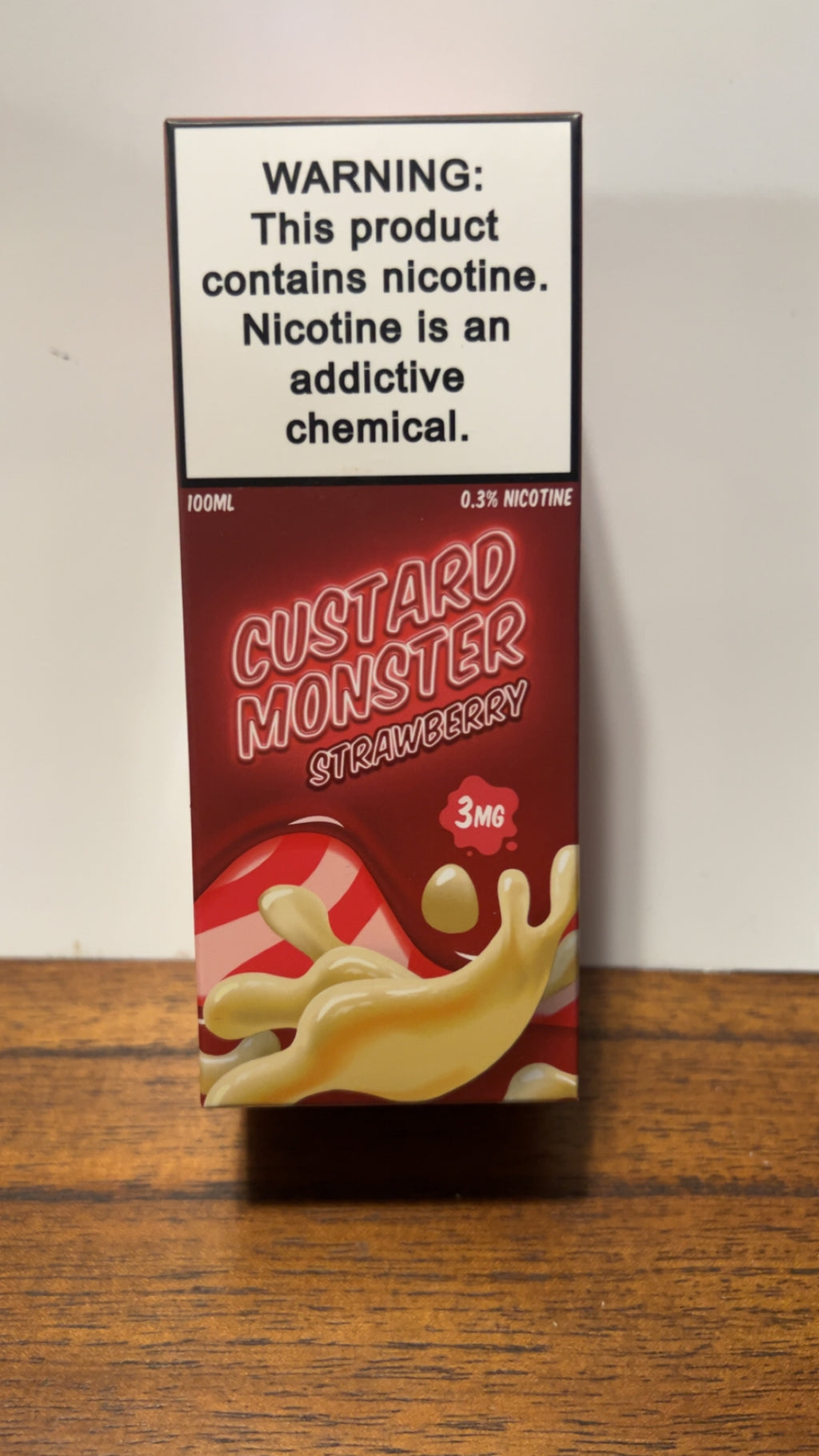 Custard Monster Strawberry 3mg 100ml