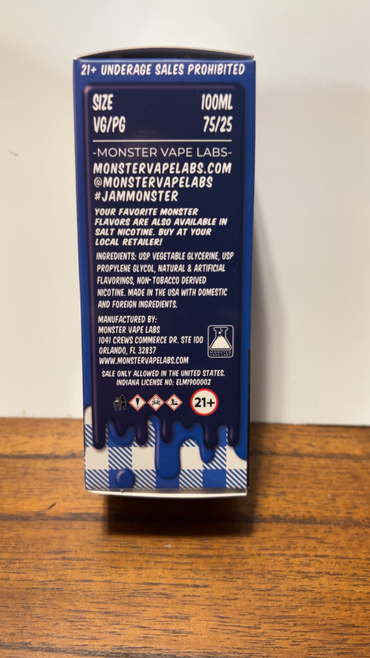 Jam Monster Blueberry 3mg 100ml