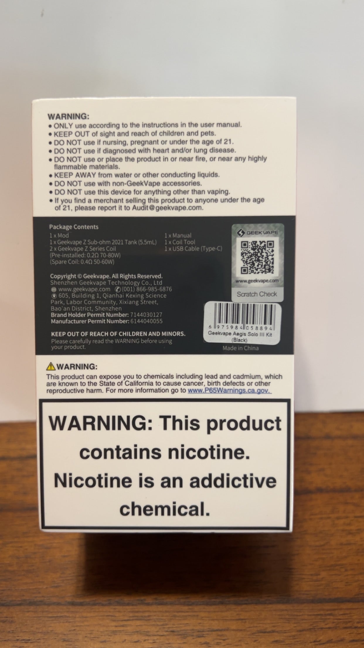 Geekvape Aegis Solo III Kit