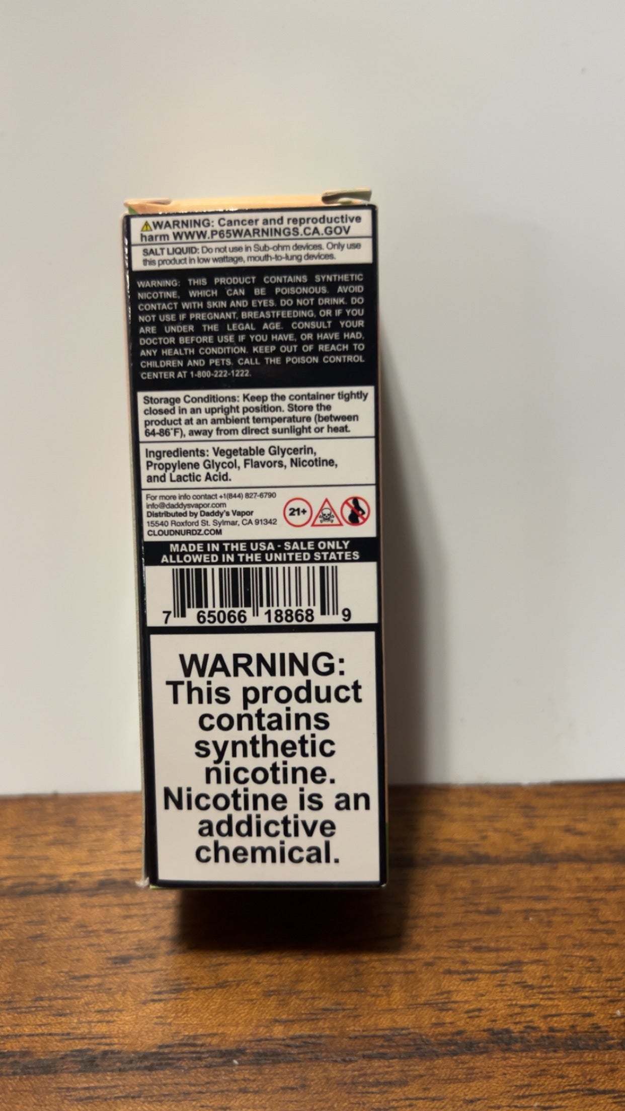 Cloud Nurdz Salts Melon Kiwi 50mg 30ml