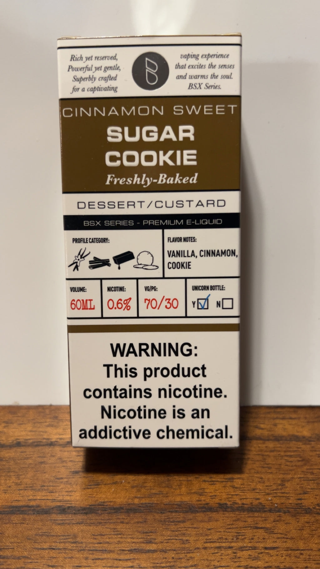 Glas BSX Series Cinnamon Sweet Sugar Cookie 6mg 60ml
