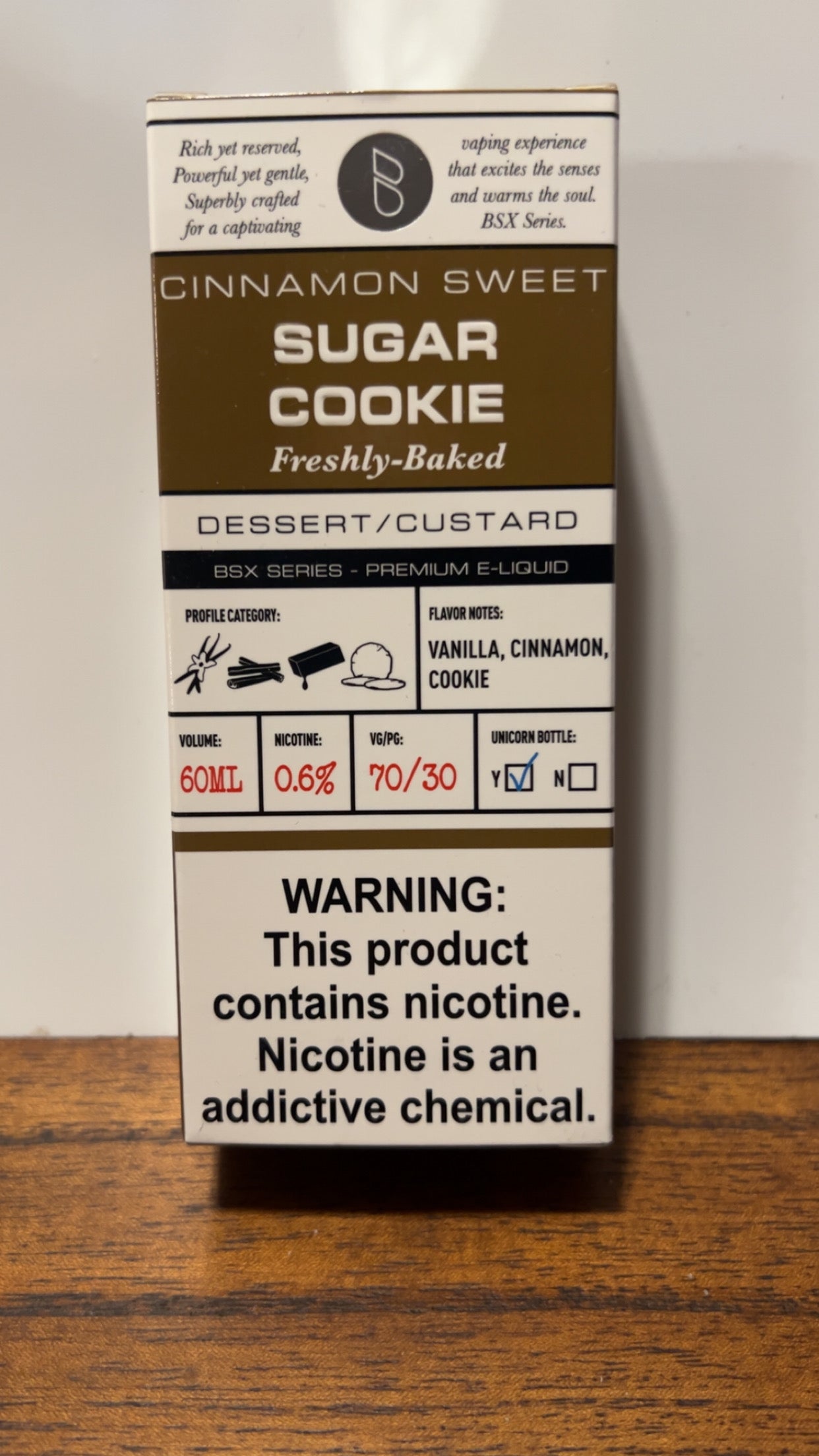 Glas BSX Series Cinnamon Sweet Sugar Cookie 6mg 60ml