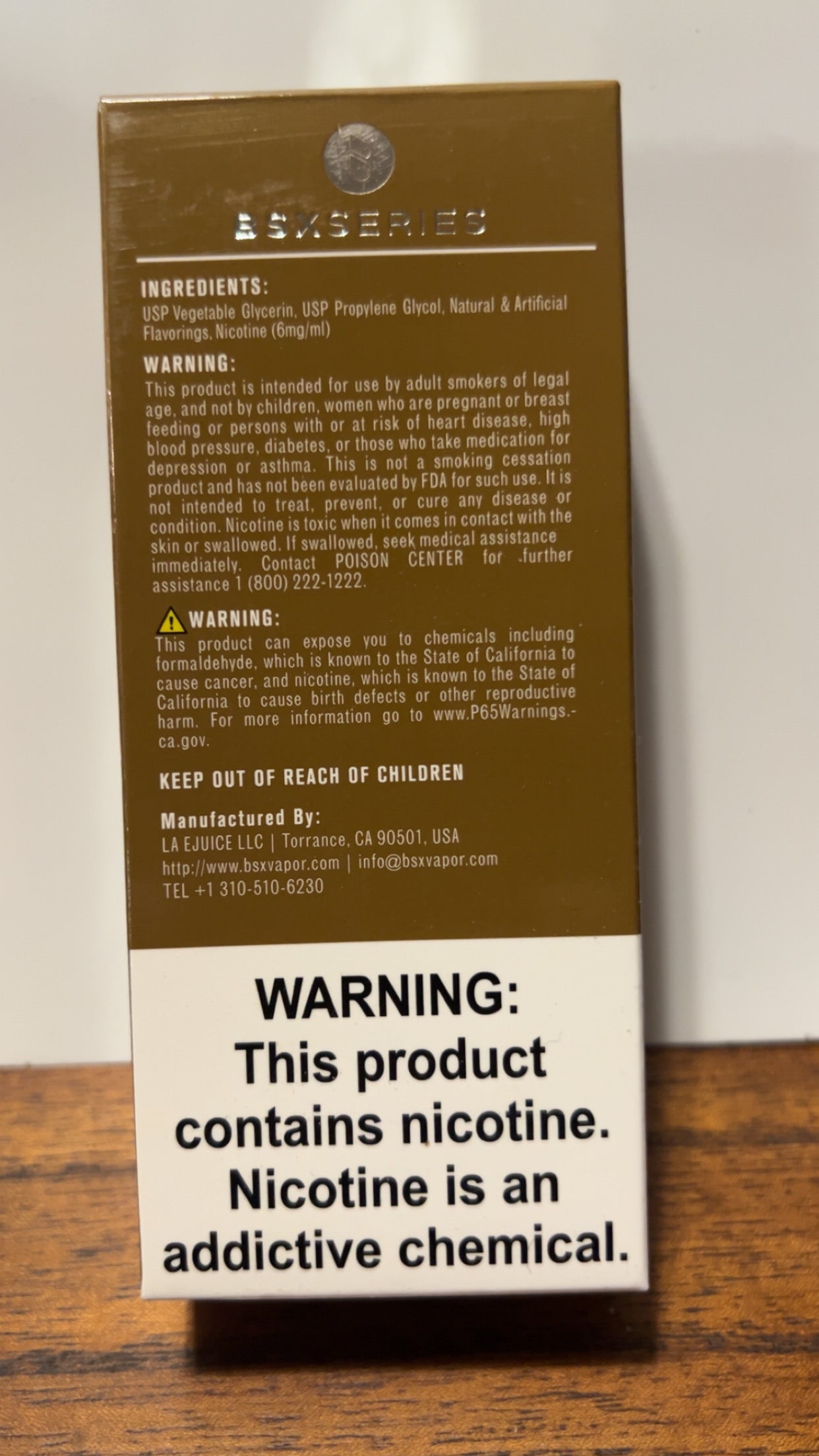 Glas BSX Series Cinnamon Sweet Sugar Cookie 6mg 60ml