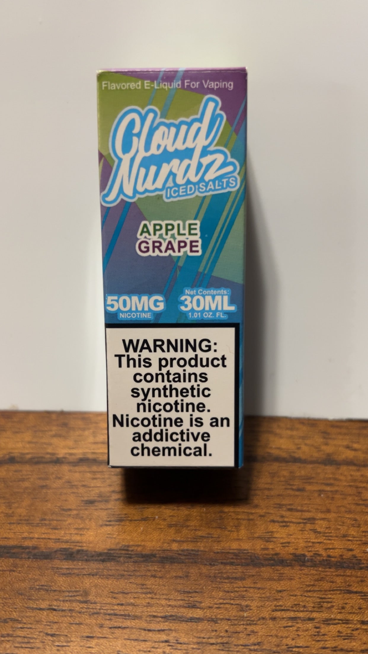 Cloud Nurdz Iced Salts Apple Grape 50mg 30ml