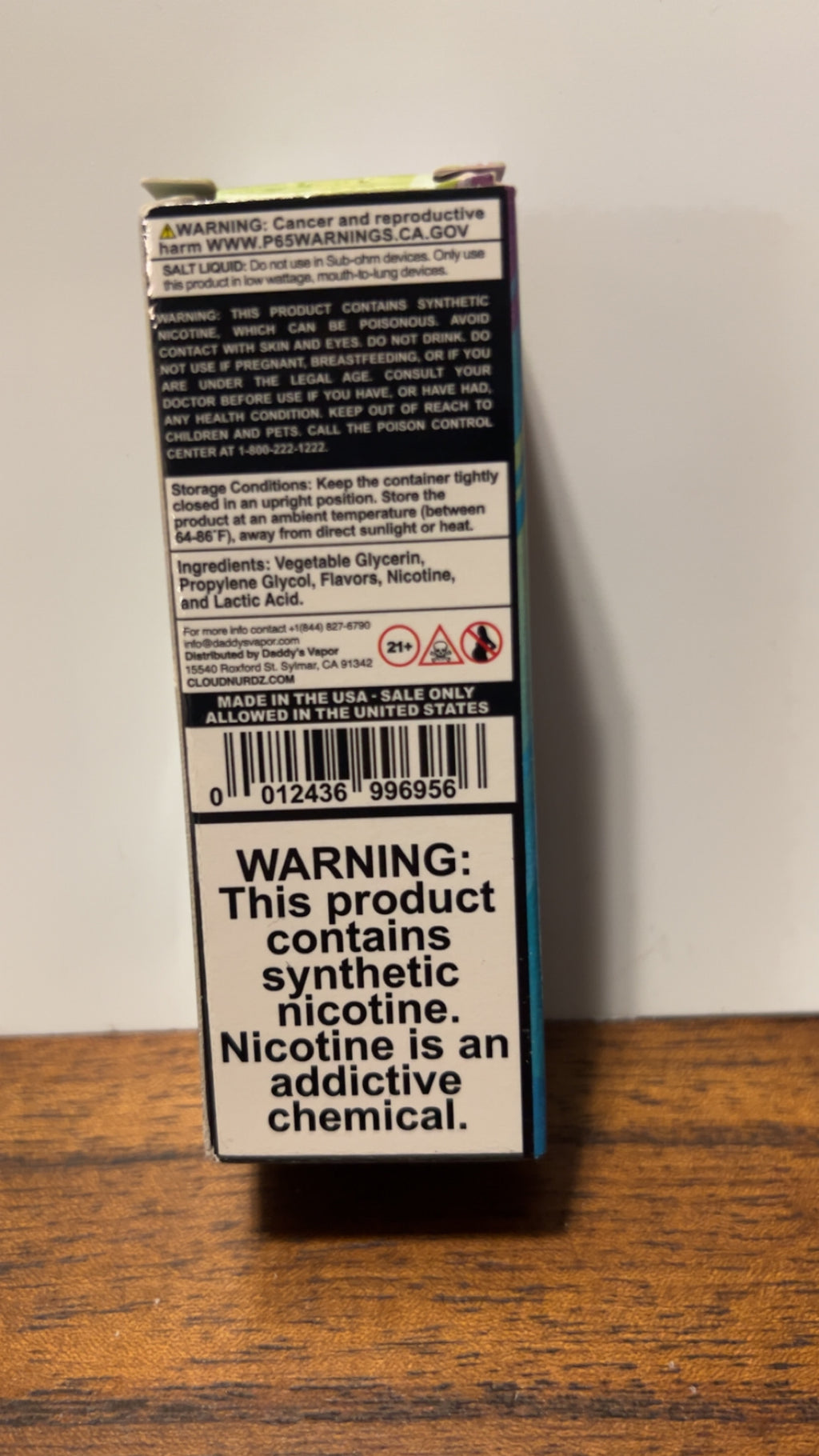 Cloud Nurdz Iced Salts Apple Grape 50mg 30ml