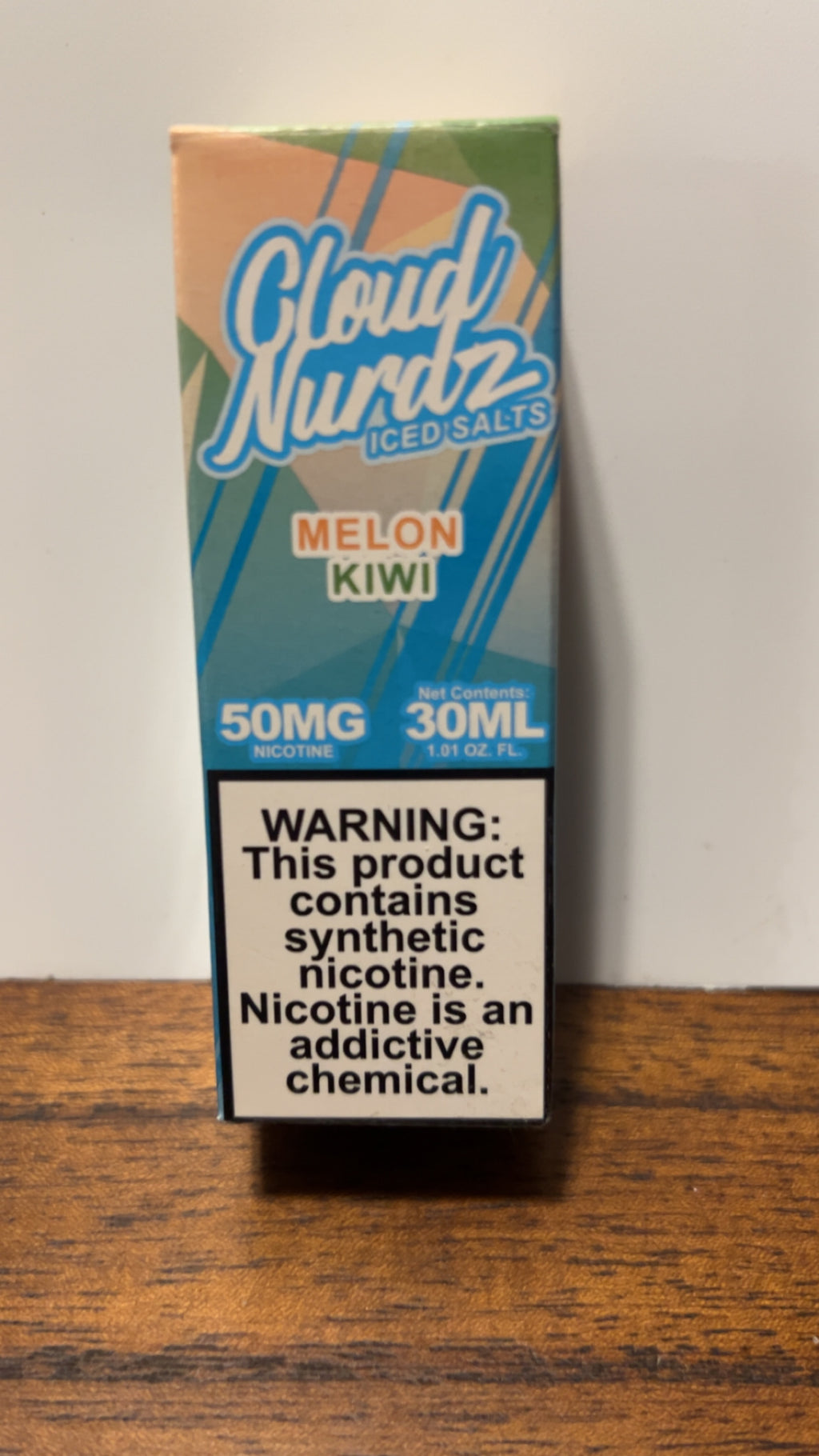 Cloud Nurdz Iced Salts Melon Kiwi 50mg 30ml