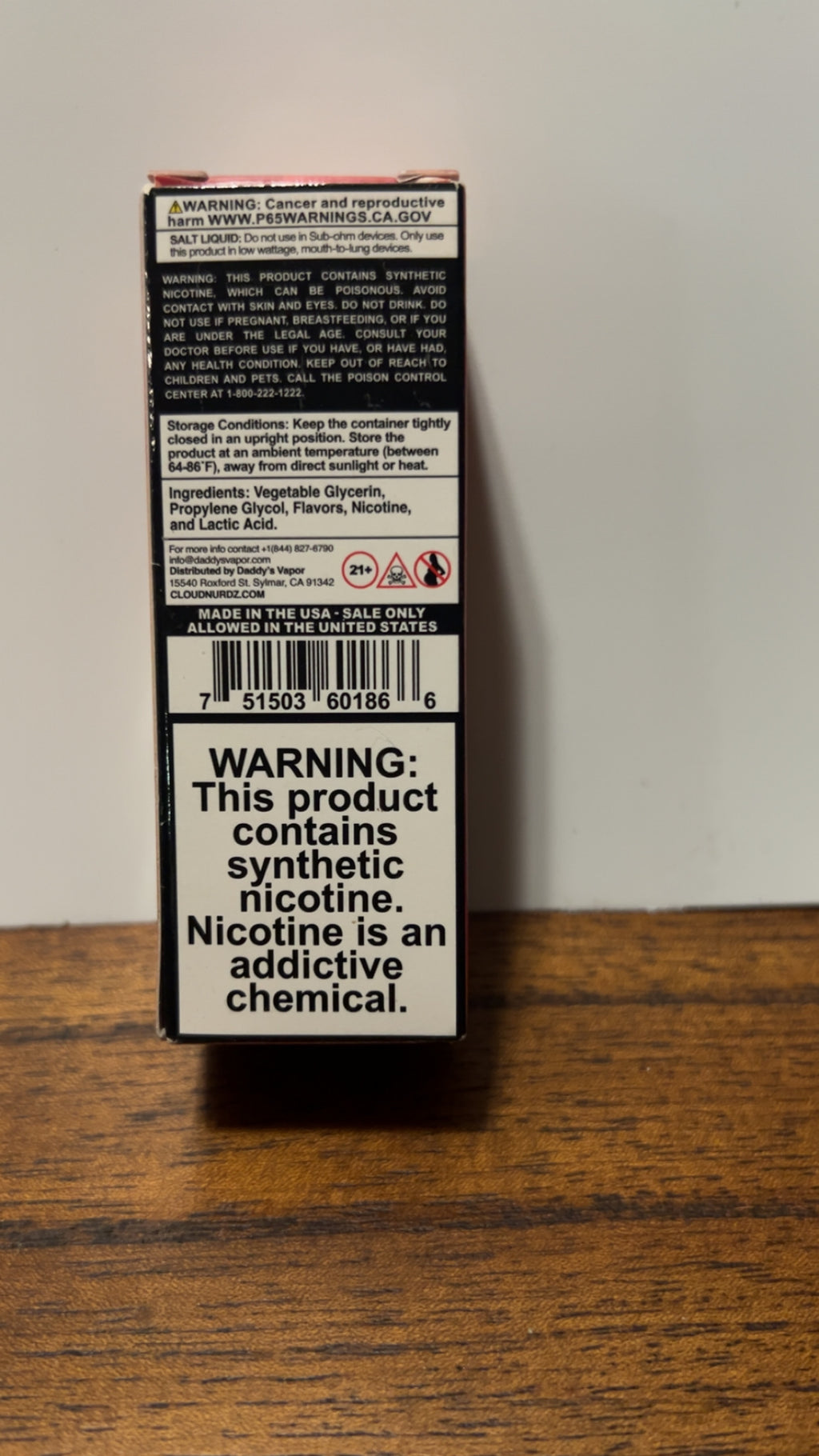 Cloud Nurdz Salts Peach Dragon Fruit 50mg 30ml