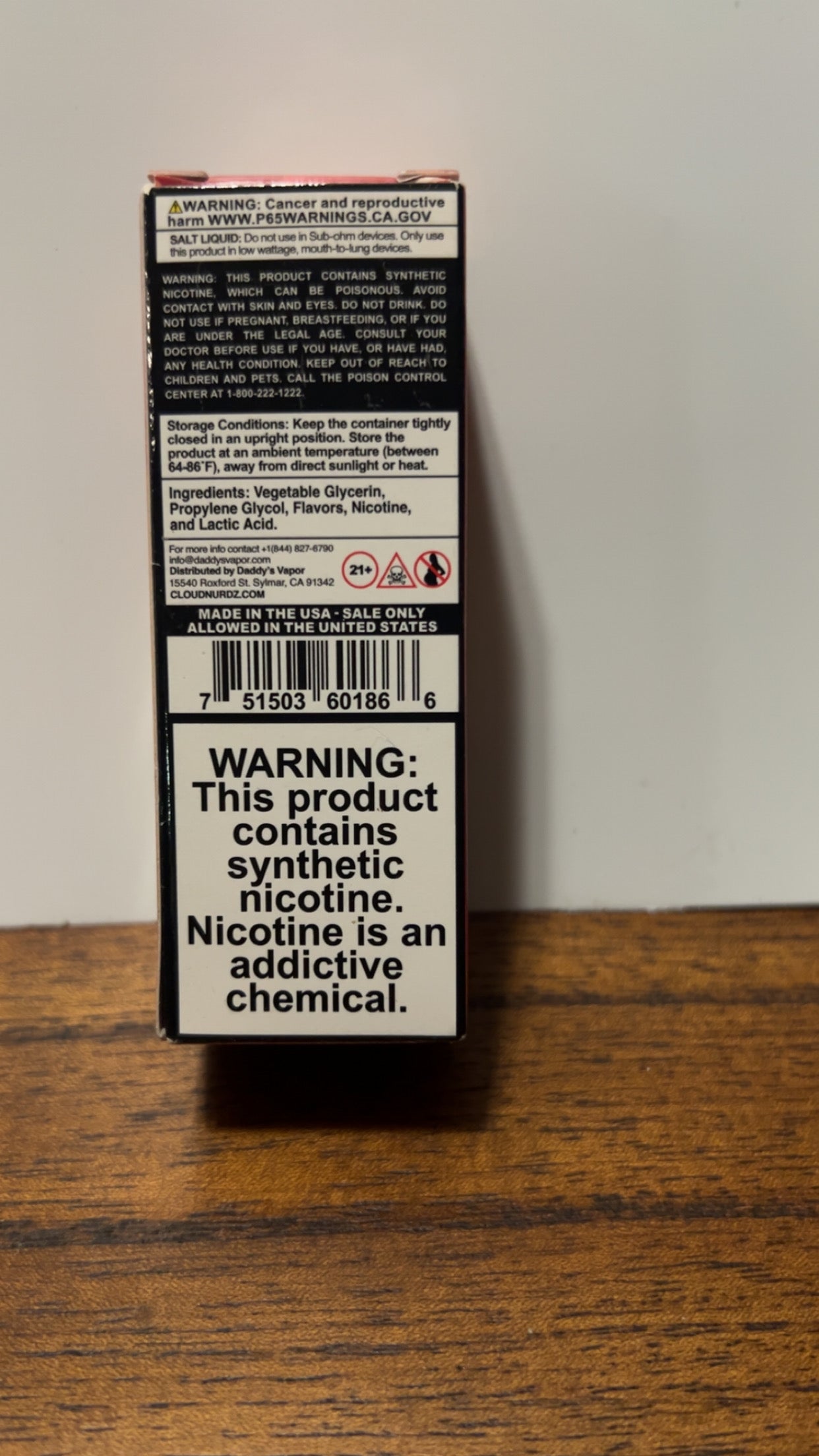 Cloud Nurdz Salts Peach Dragon Fruit 50mg 30ml