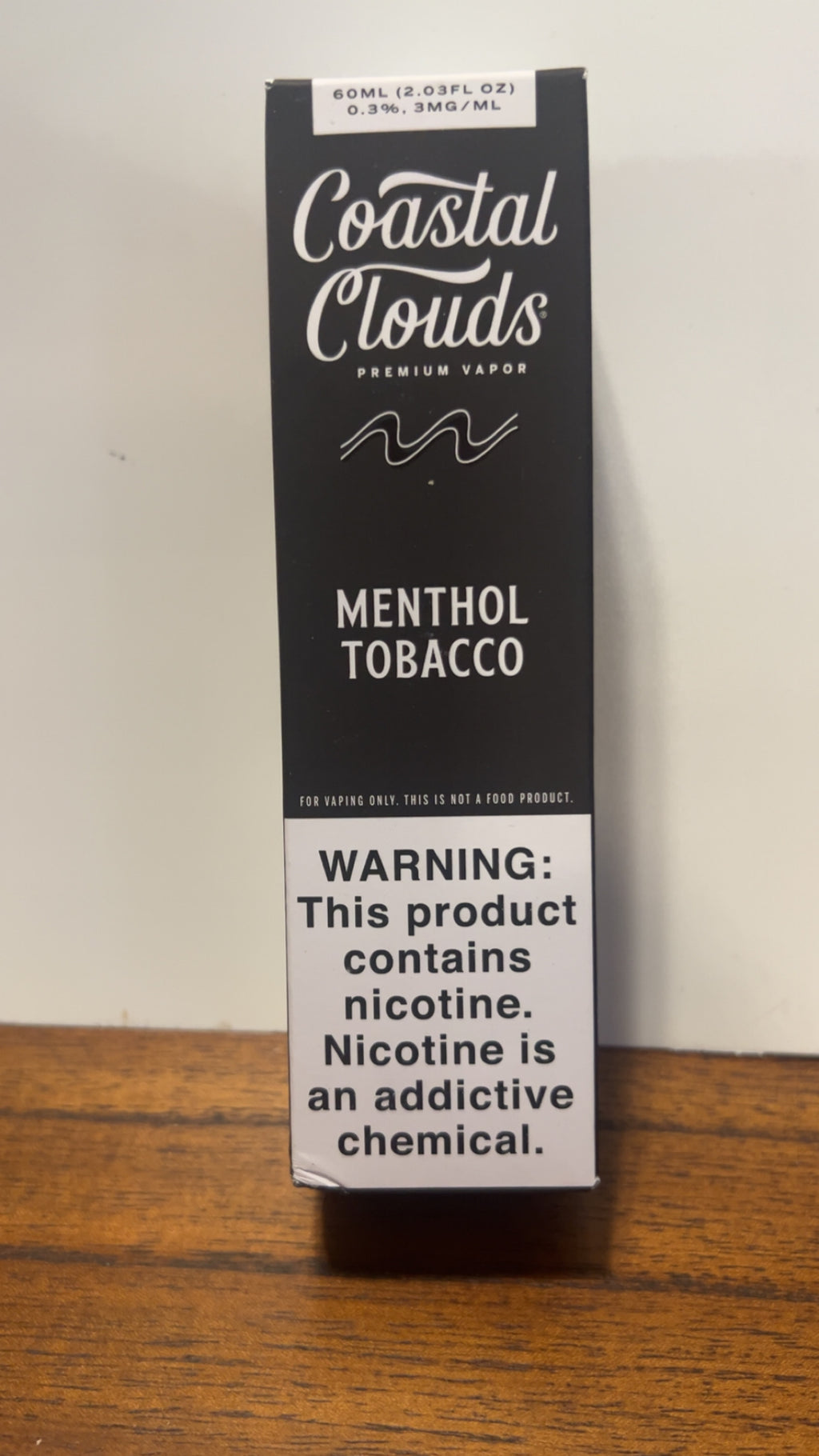 Coastal Clouds Menthol Tobacco 3mg 60ml