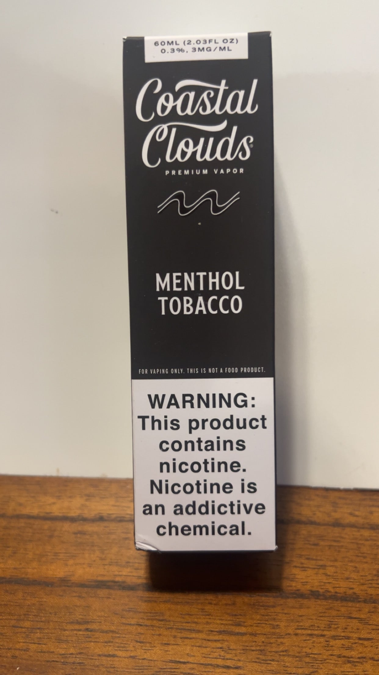 Coastal Clouds Menthol Tobacco 3mg 60ml