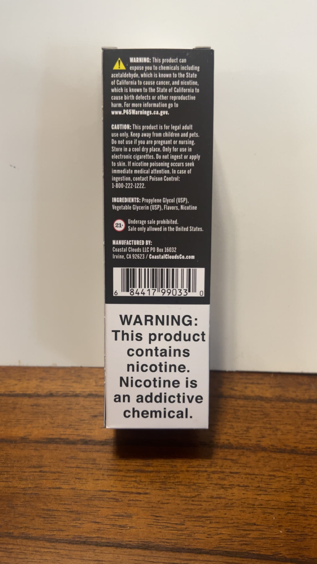 Coastal Clouds Iced Strawberry Kiwi 3mg 60ml