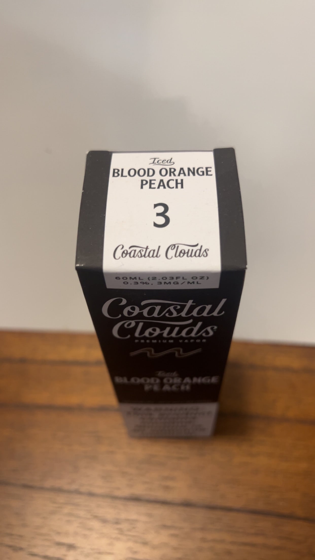 Coastal Clouds Iced Blood Orange Peach 3mg 60ml