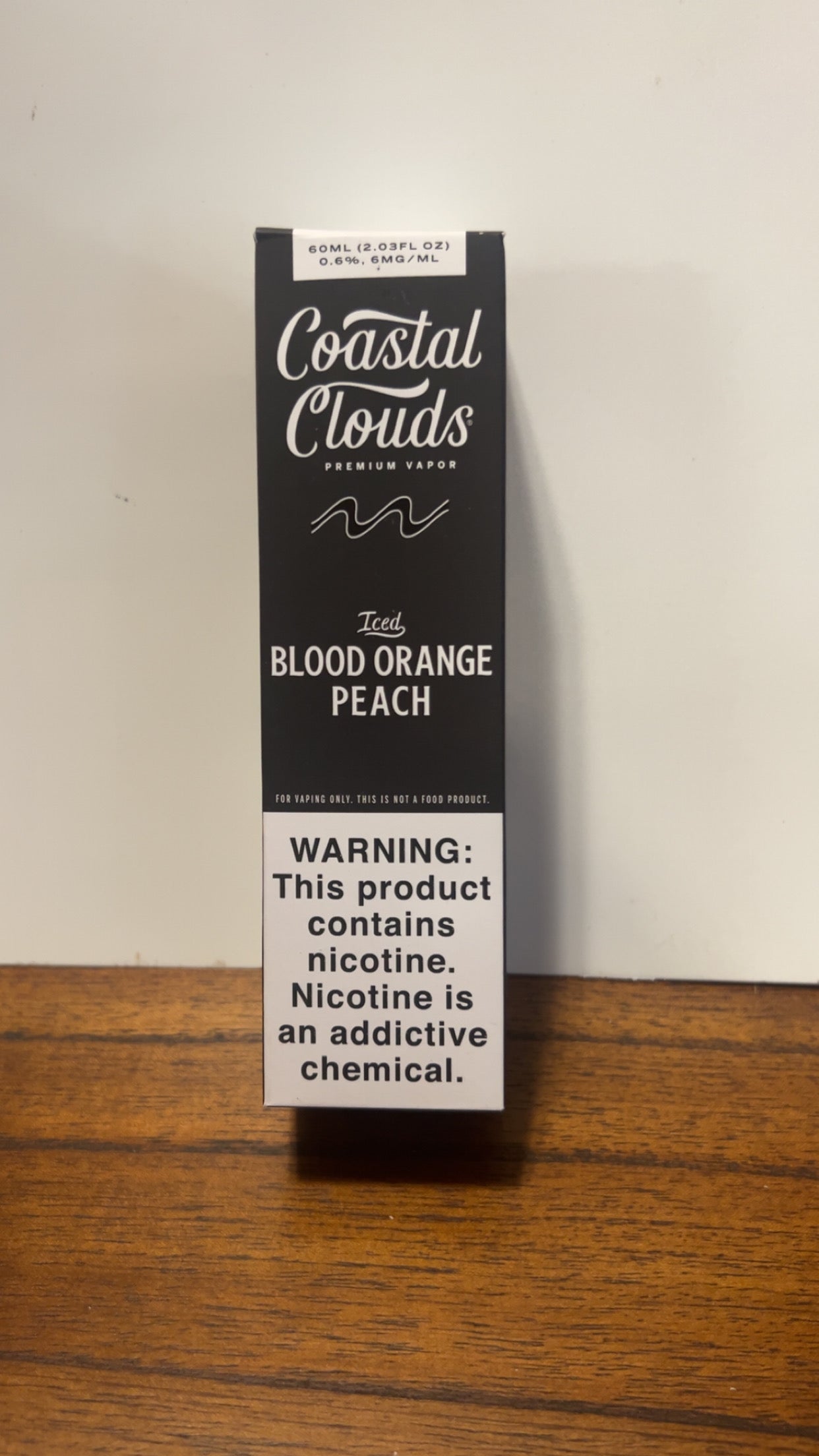 Coastal Clouds Iced Blood Orange Peach 6mg 60ml