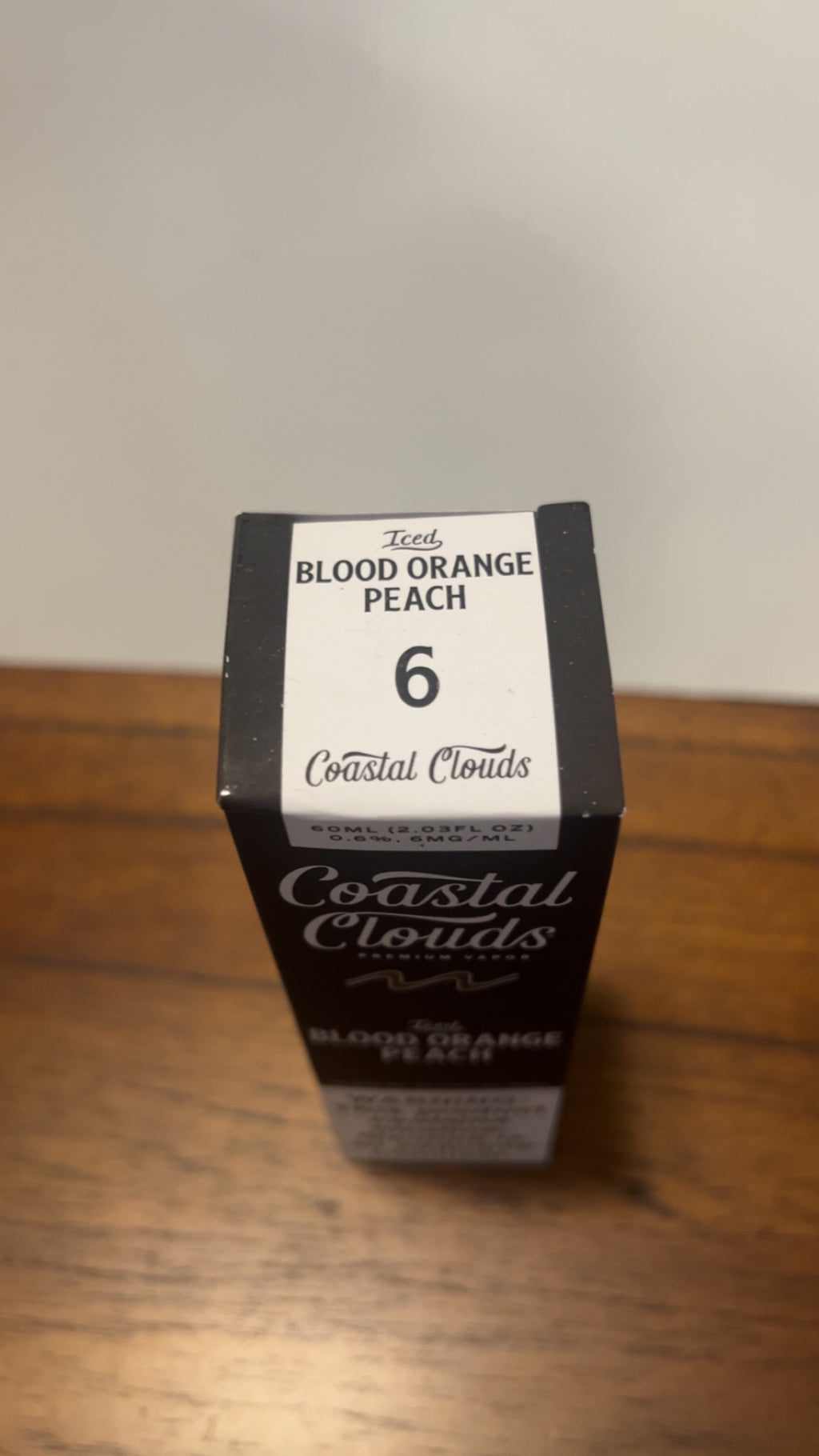 Coastal Clouds Iced Blood Orange Peach 6mg 60ml