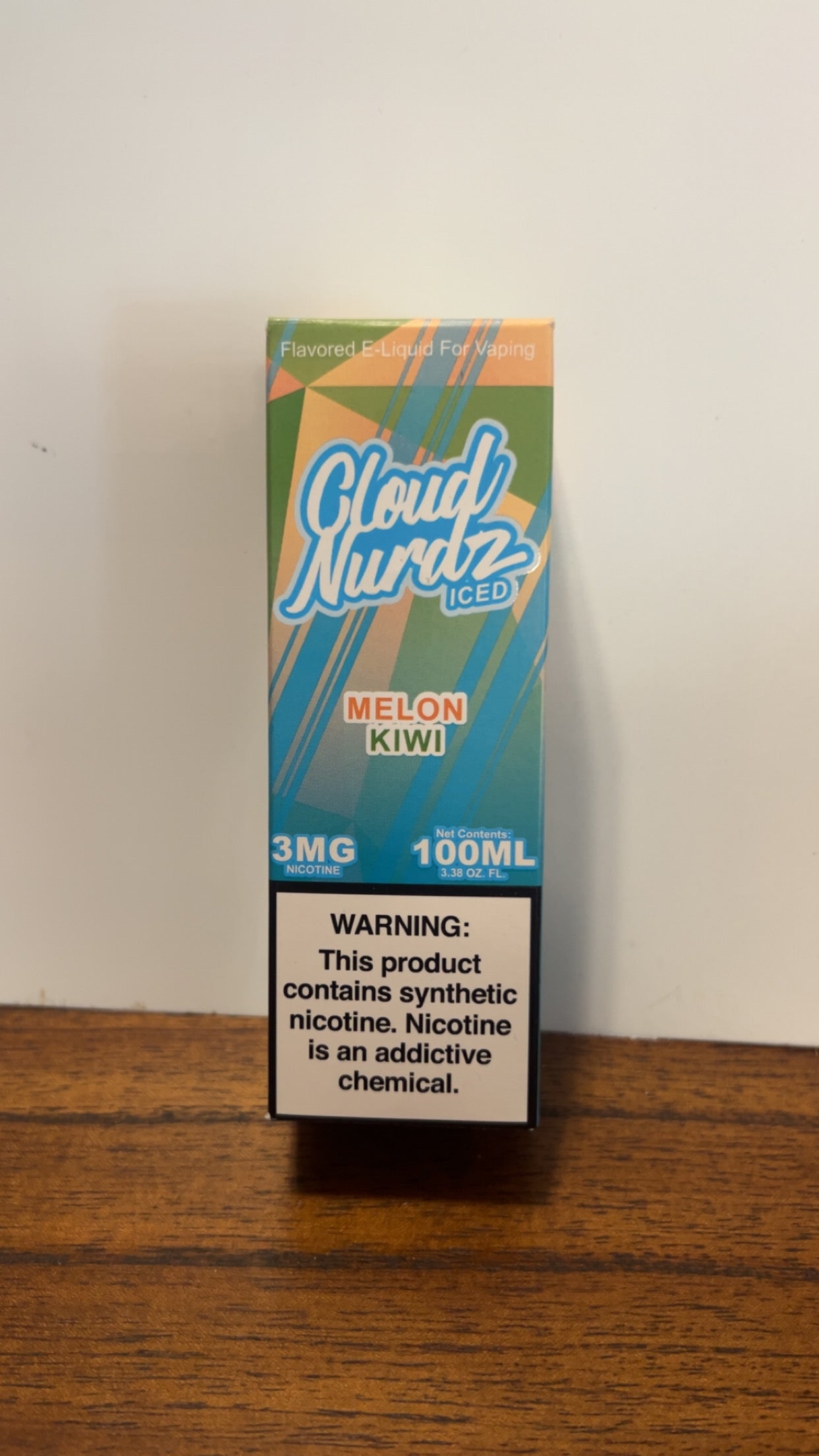 Cloud Nurdz Iced Melon Kiwi 3mg 100ml