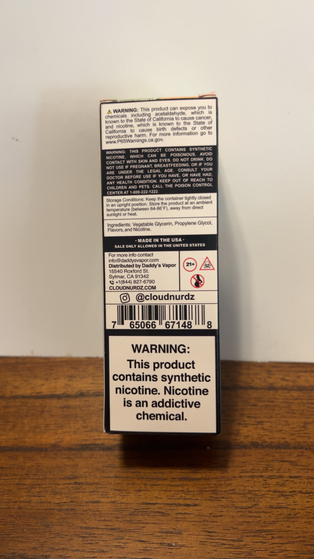 Cloud Nurdz Iced Melon Kiwi 3mg 100ml