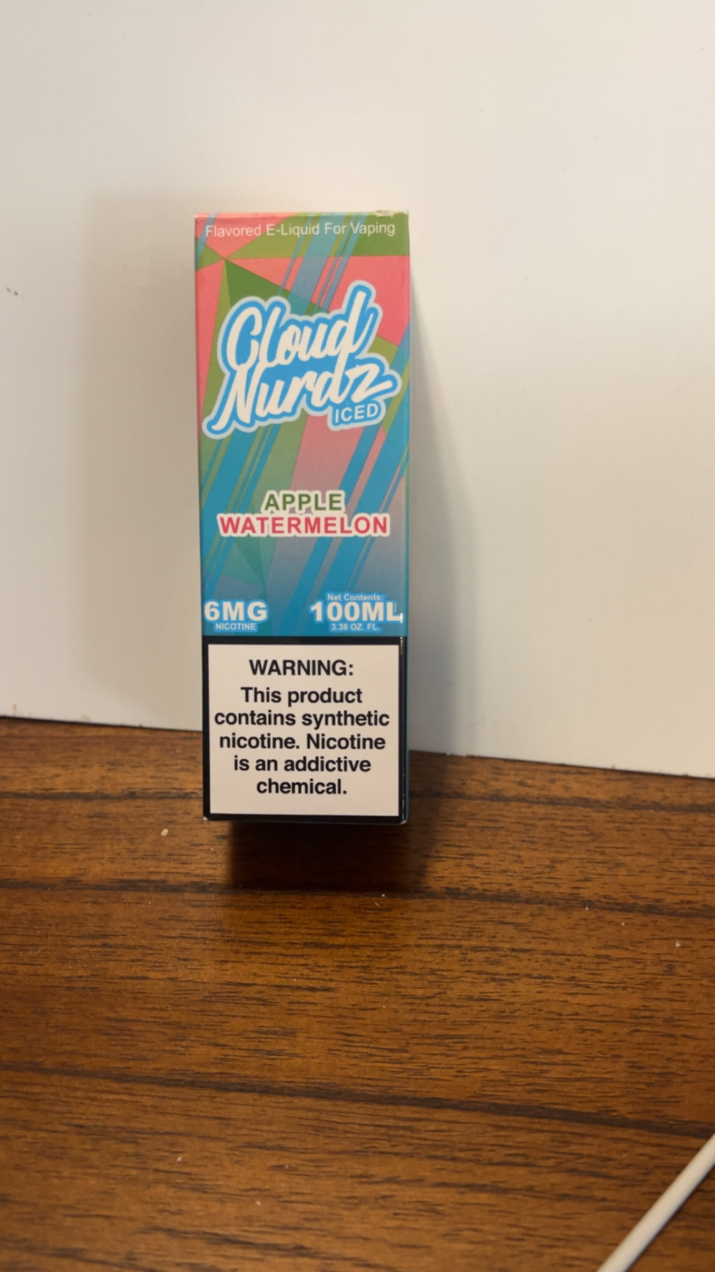 Cloud Nurdz Iced Apple Watermelon 6mg 100ml