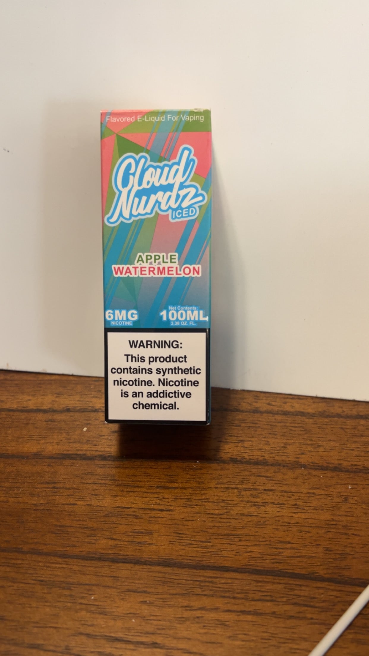 Cloud Nurdz Iced Apple Watermelon 6mg 100ml