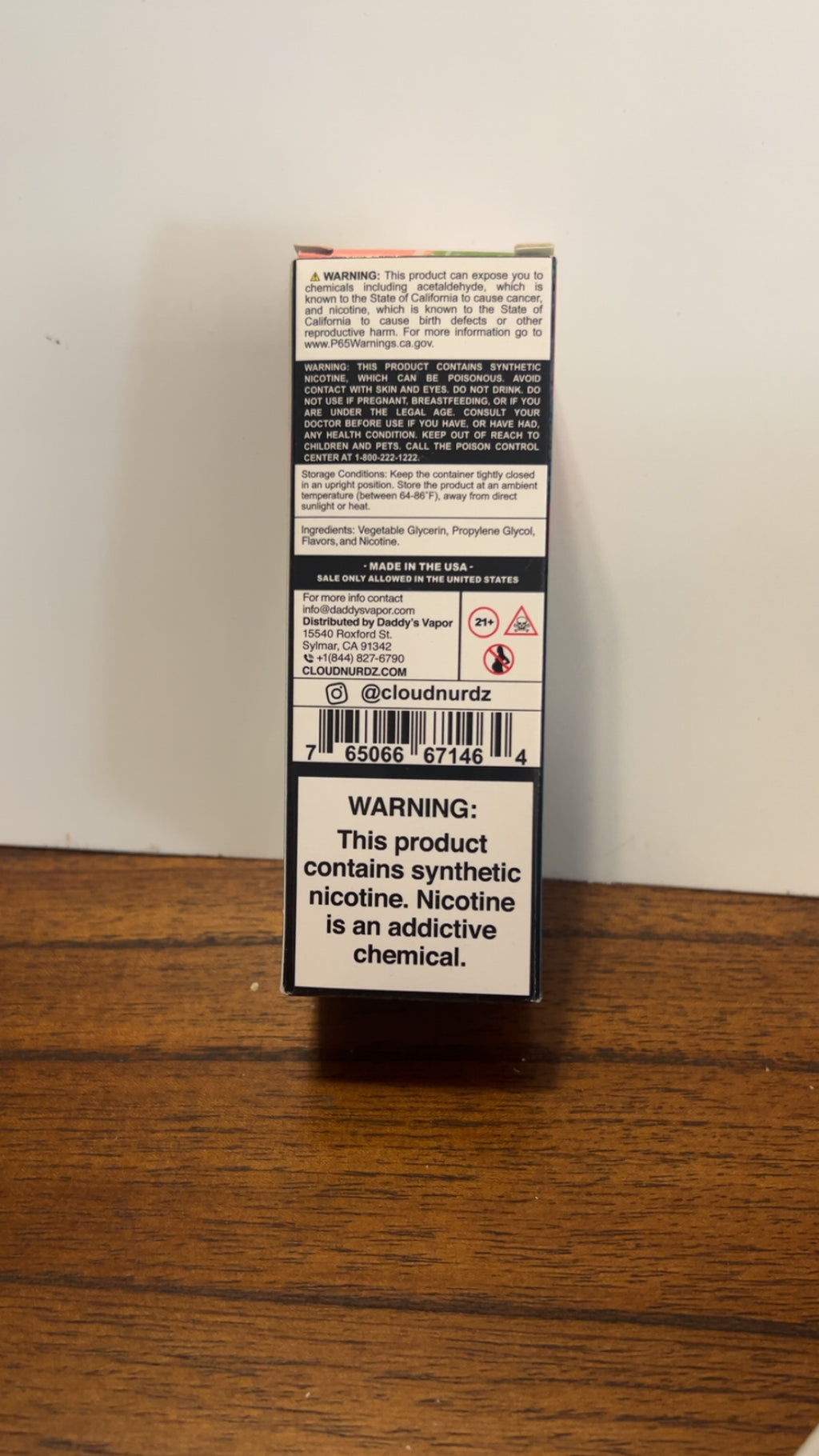 Cloud Nurdz Iced Apple Watermelon 6mg 100ml