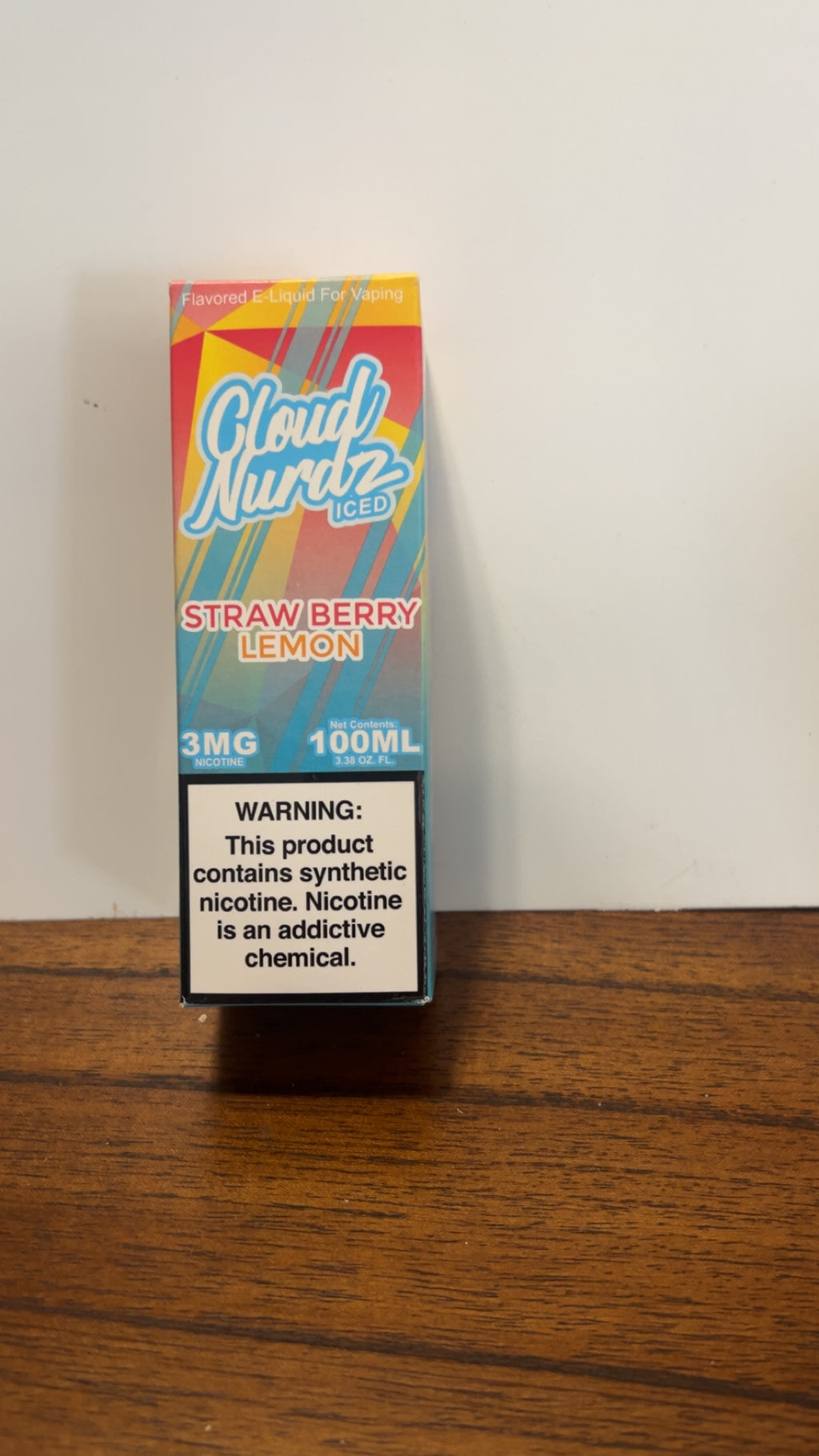 Cloud Nurdz Iced Strawberry Lemon 3mg 100ml
