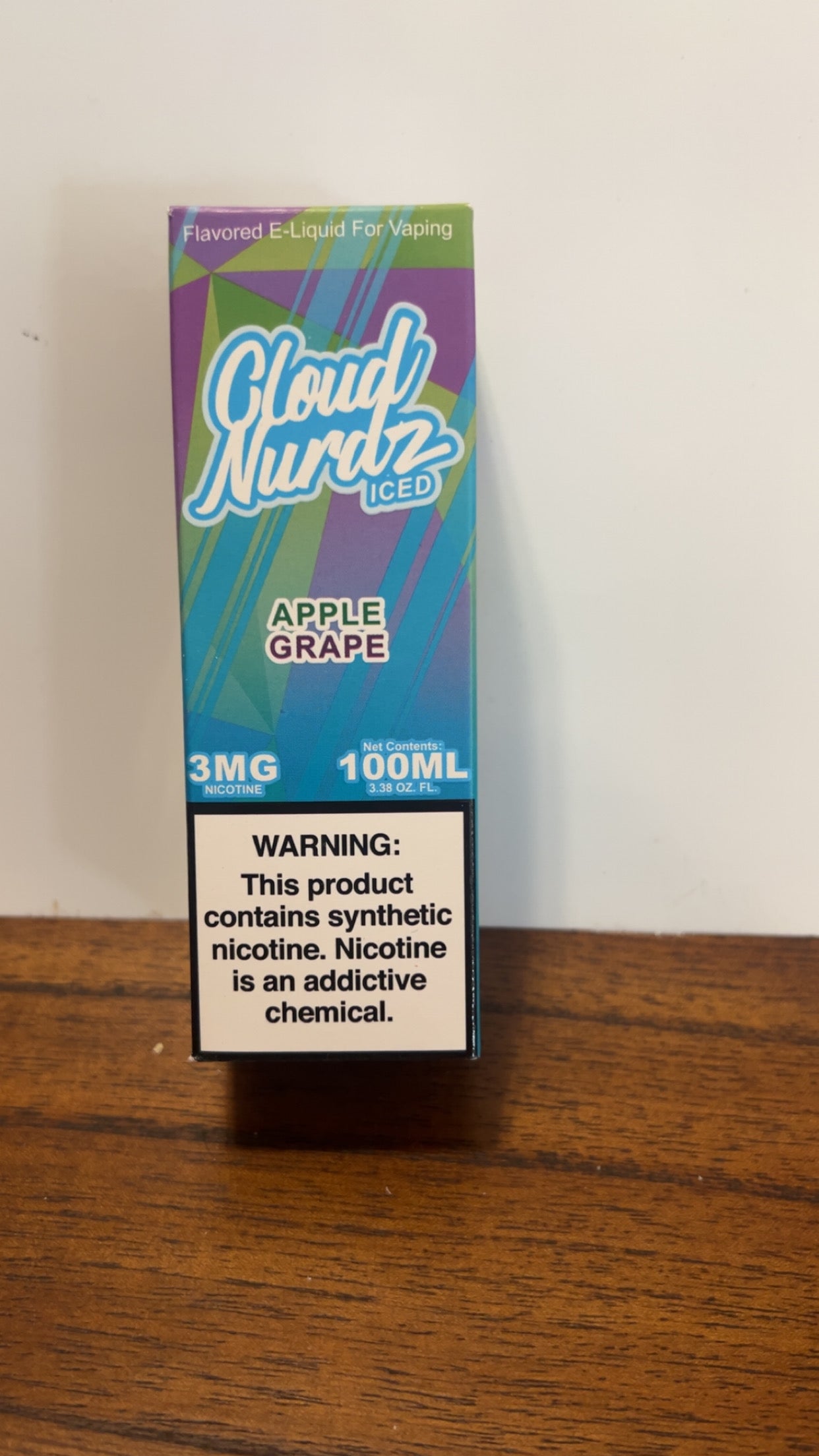 Cloud Nurdz Iced Apple Grape 3mg 100ml