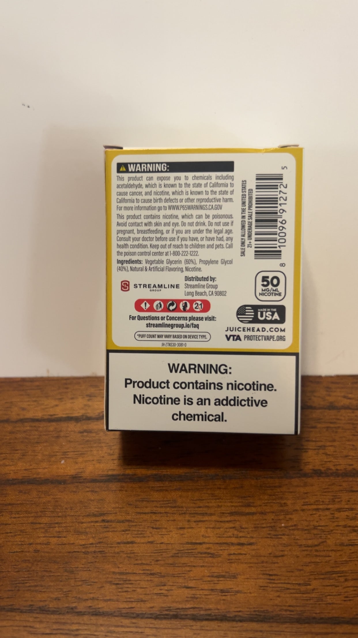 Juice Head Salts Pineapple Guava 50mg 30ml