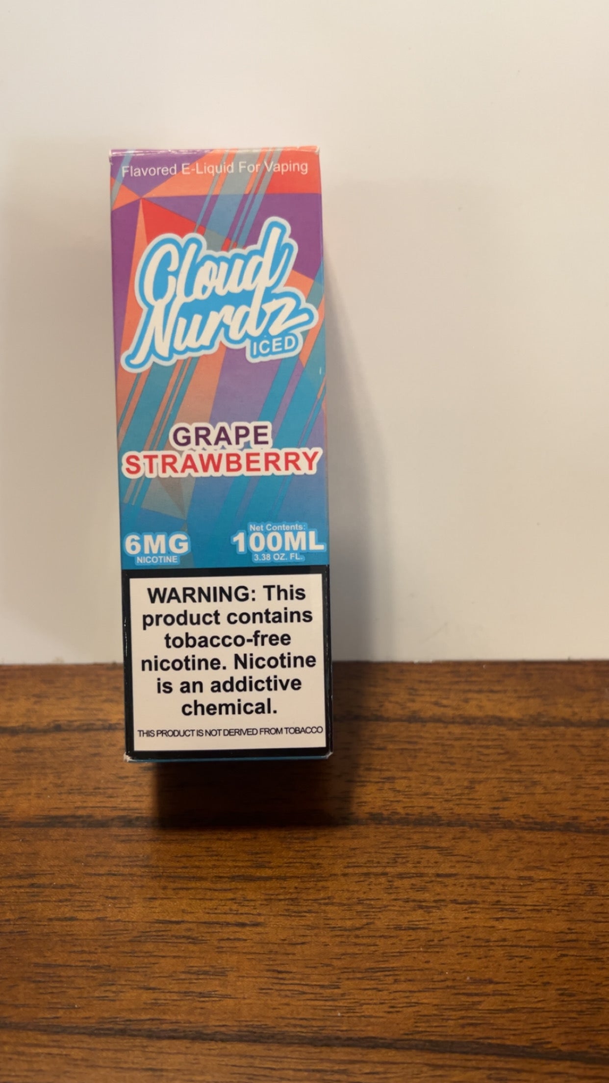 Cloud Nurdz Iced Grape Strawberry 6mg 100ml