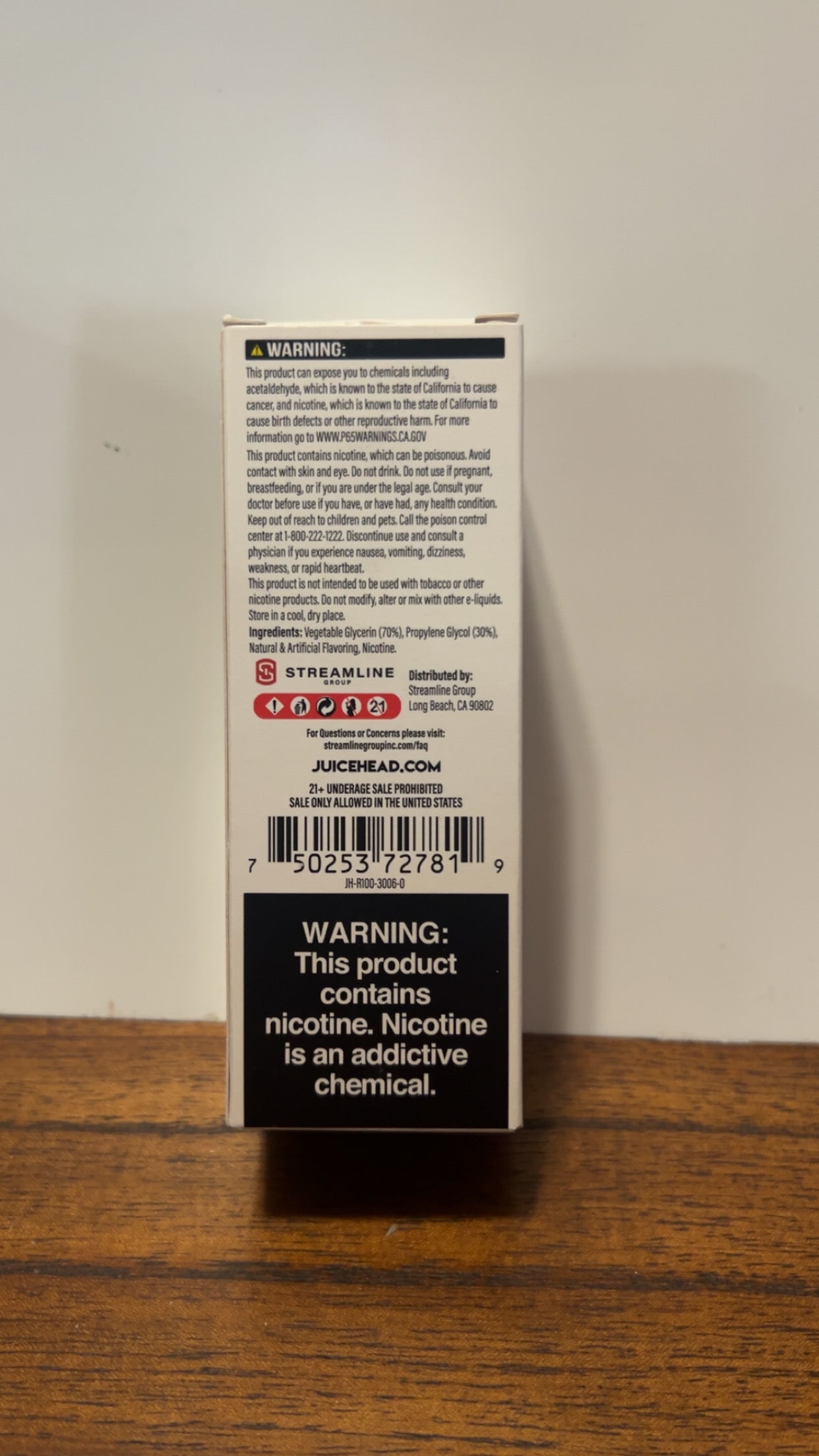 Juice Head Peach Pear 3mg 100ml